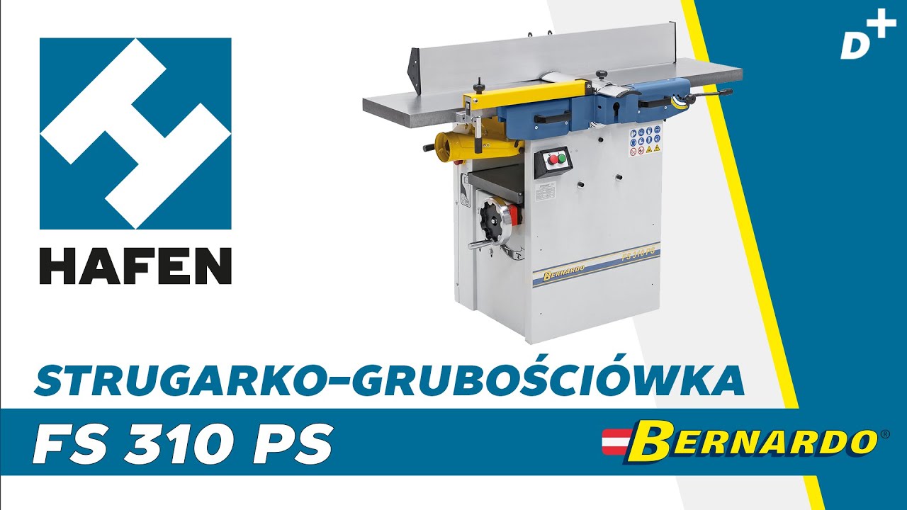 FS 310 PS - BERNARDO // Strugarko-grubości&oacute;wka o szerokości strugu 310 mm z wałem spiralnym i 4,2 kW