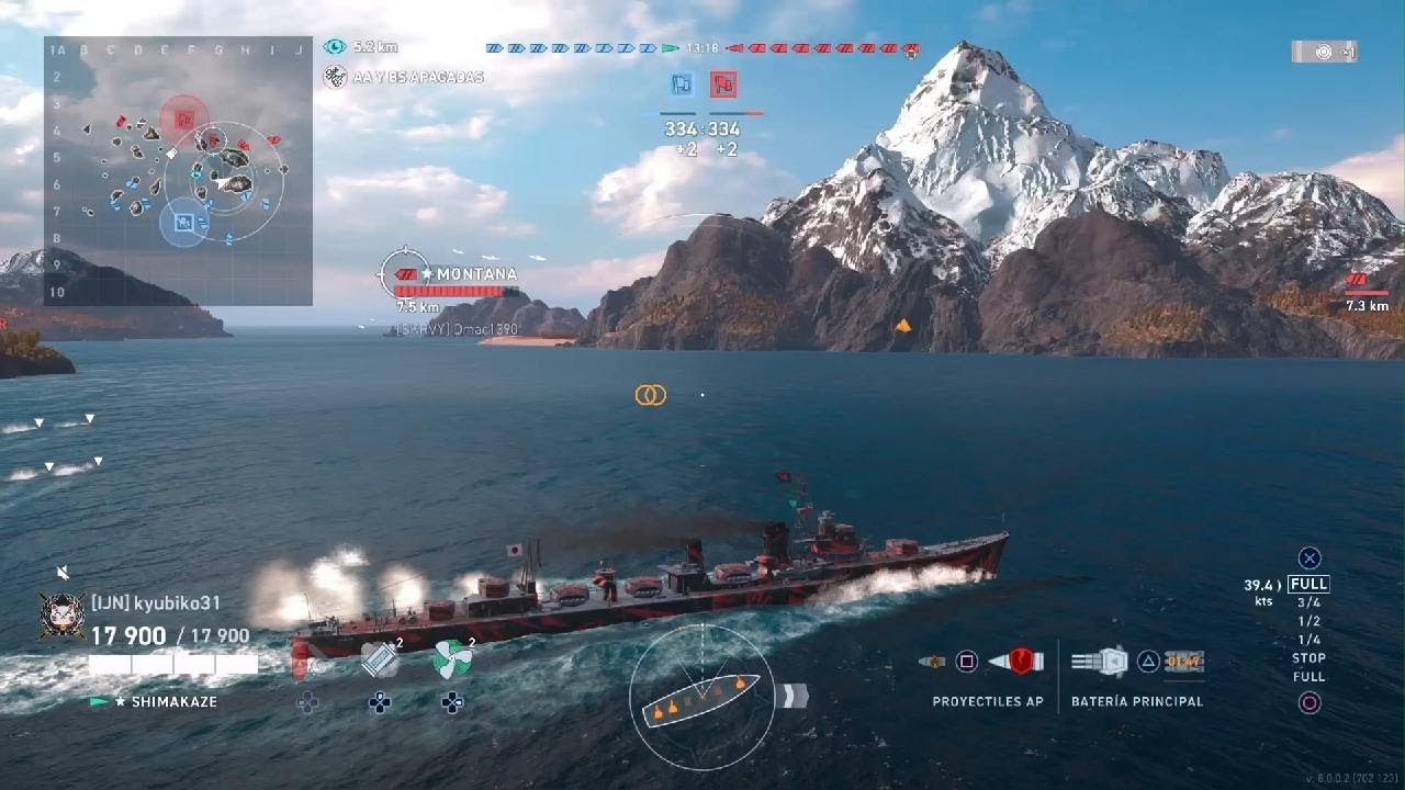 World of Warships: Legends_Shimaze Test