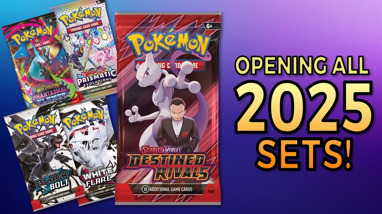 Распаковка и оценка всех наборов карточной игры Pokemon TCG 2025 года!