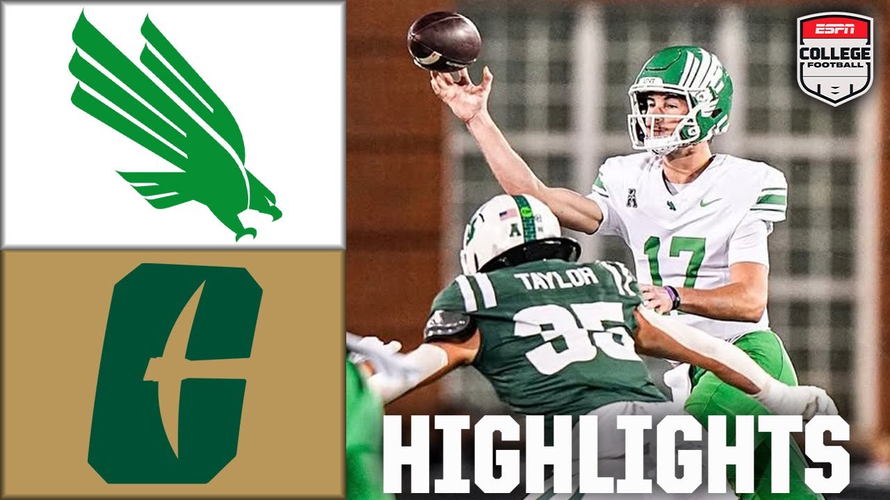 North Texas Mean Green vs. Charlotte 49ers | Full Game Highlights | ESPN College Football