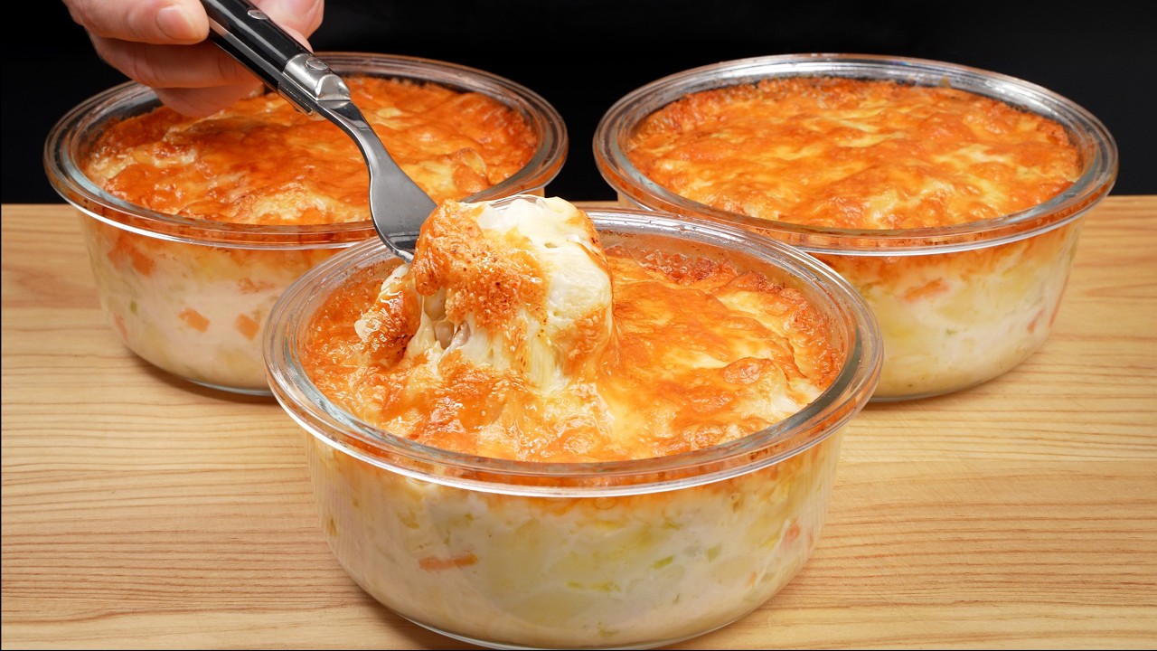 Don't cook portion-sized casseroles until you see this recipe!🔝My husband's favorite recipe! 🍖✨