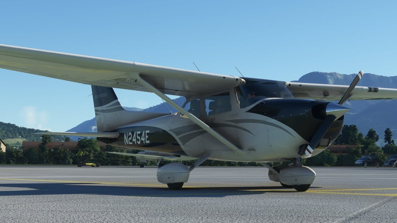 Completing a VirtualFlight.Online Flying School flight with the C172 in Microsoft Flight Simulator