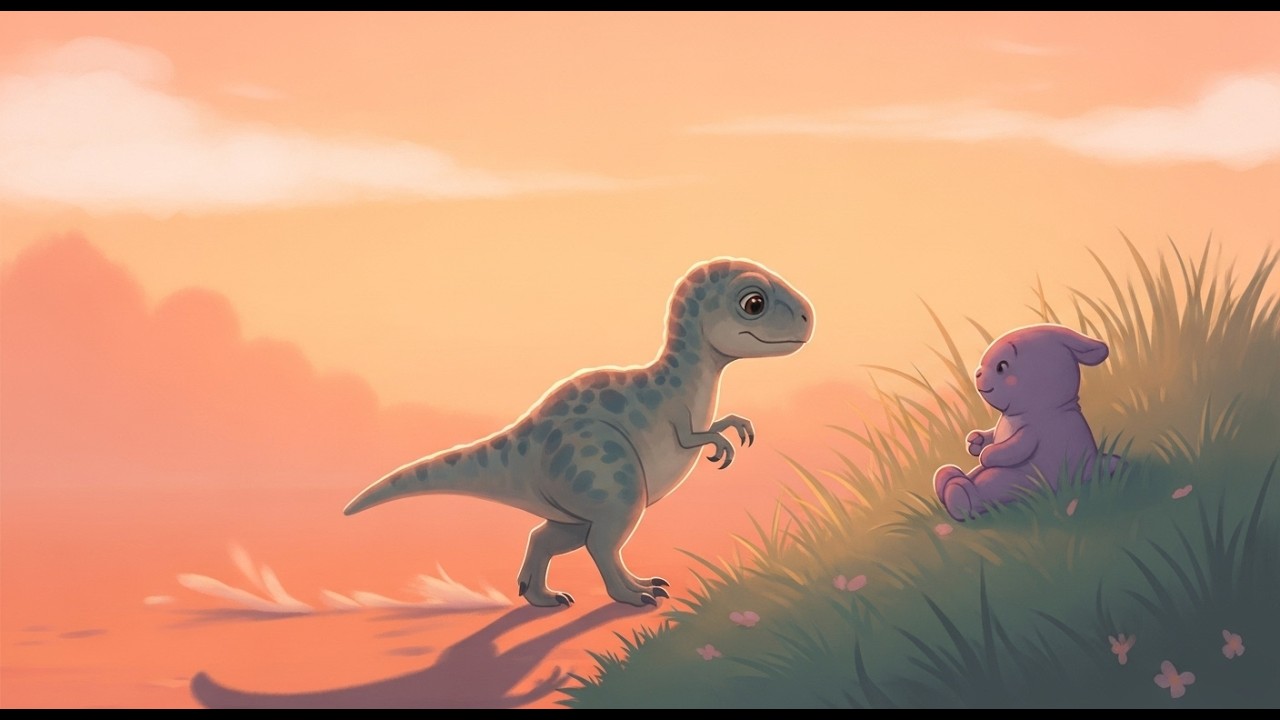 Baby Dino Tip Toe Walk | Cute Dinosaur Kids Song | Toddler Sing Along