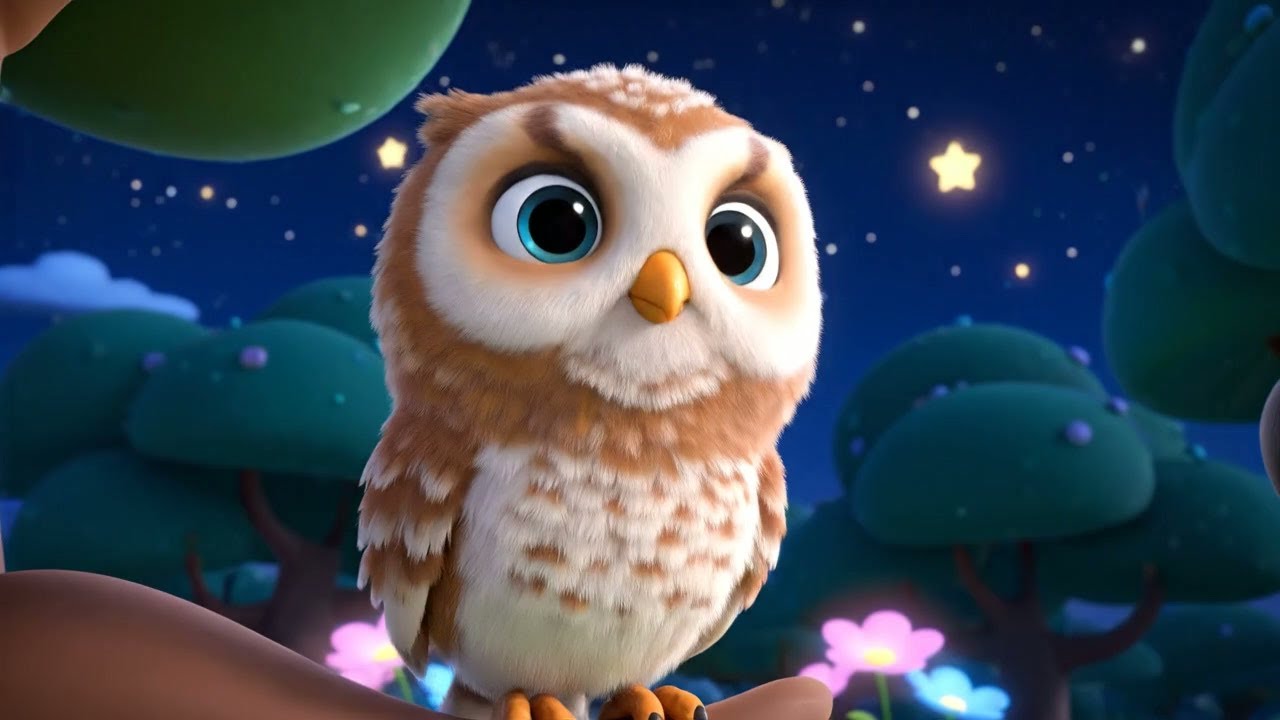 Bebe hibou ne trouve pas la lune