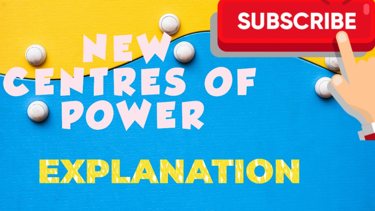 XII POLITICAL SCIENCE NEW CENTRE OF POWER EXPLANATION#, ONE SHOT VIDEO ON NEW CENTRES OF POWER#,