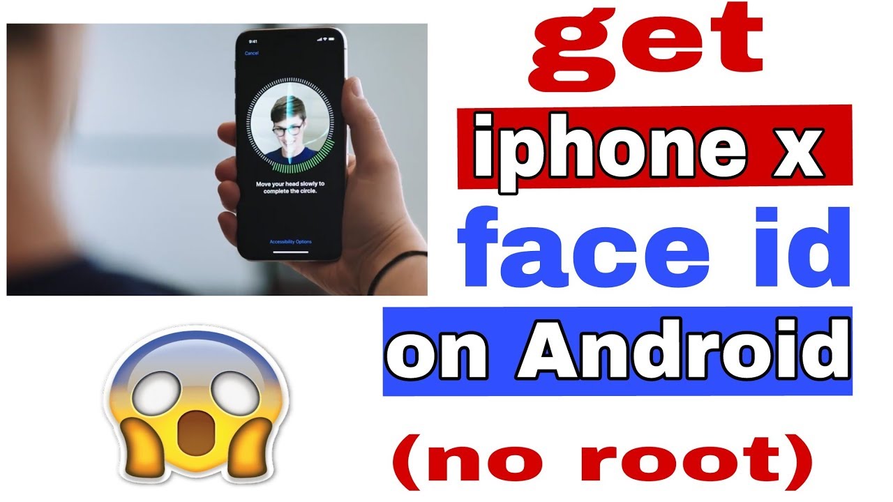 I phone x face id unlock on Android | how to get iphone x face id