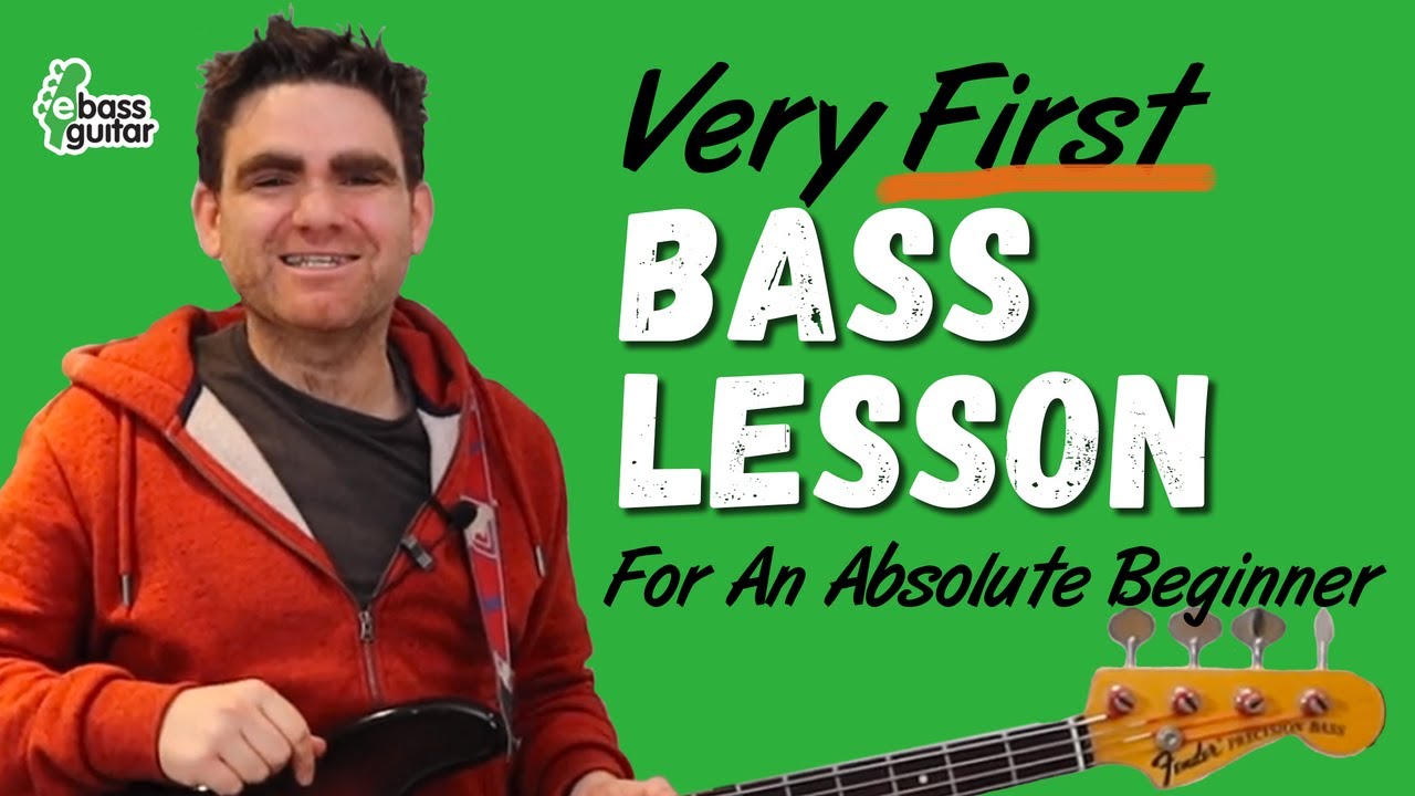 The Very First Bass Lesson for an Absolute Beginner Bass Player