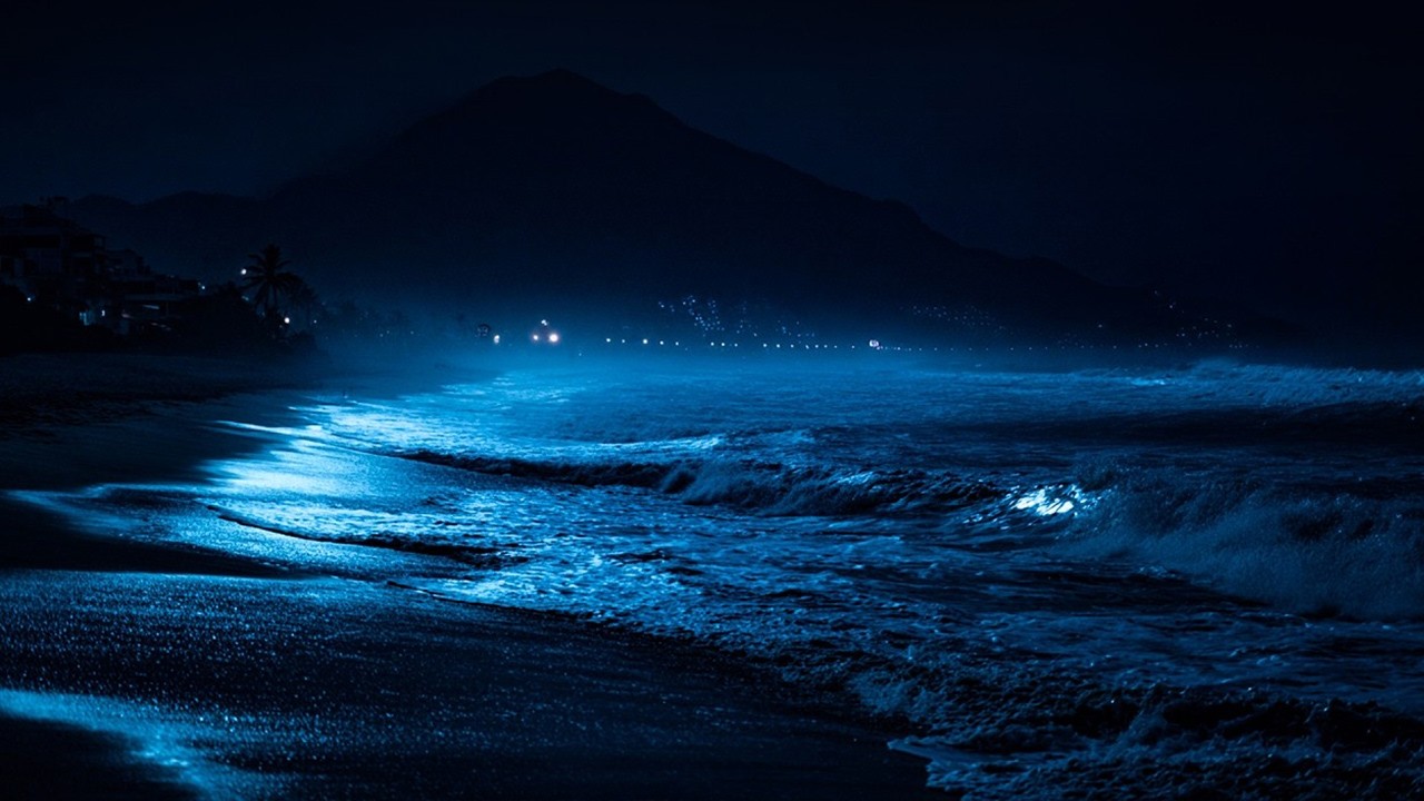 Ocean Waves For Deep Sleep | Fall Asleep Naturally 🌙 Steady Night Surf 24 Hours