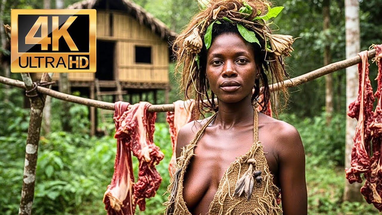 She has lived isolated in the wilderness for 15 years without electricity or water, hunting