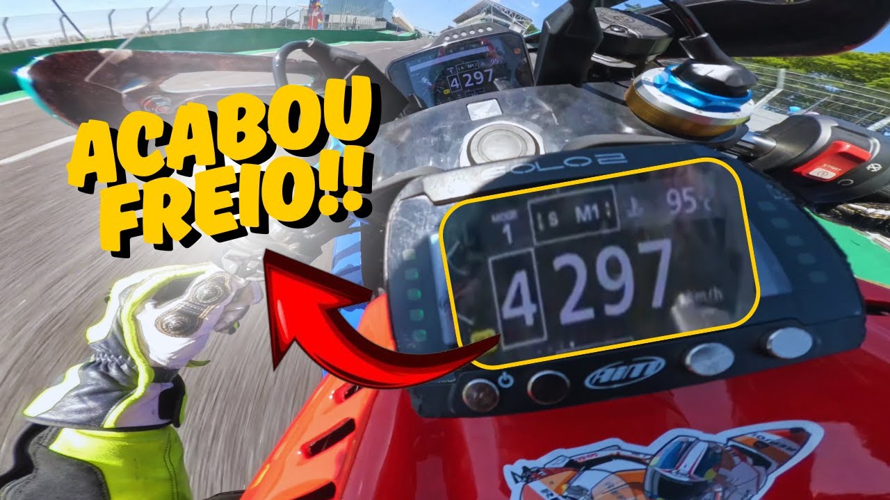 ACABOU FREIO A 299KM/H OLHA O QUE EU FIZ!! (AUTODROMO INTERLAGOS)