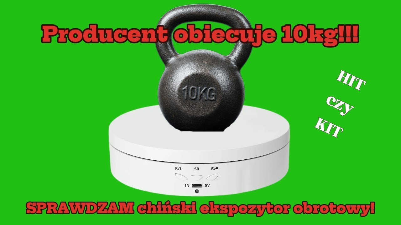 Producent obiecuje 10kg. SPRAWDZAM chiński ekspozytor obrotowy!