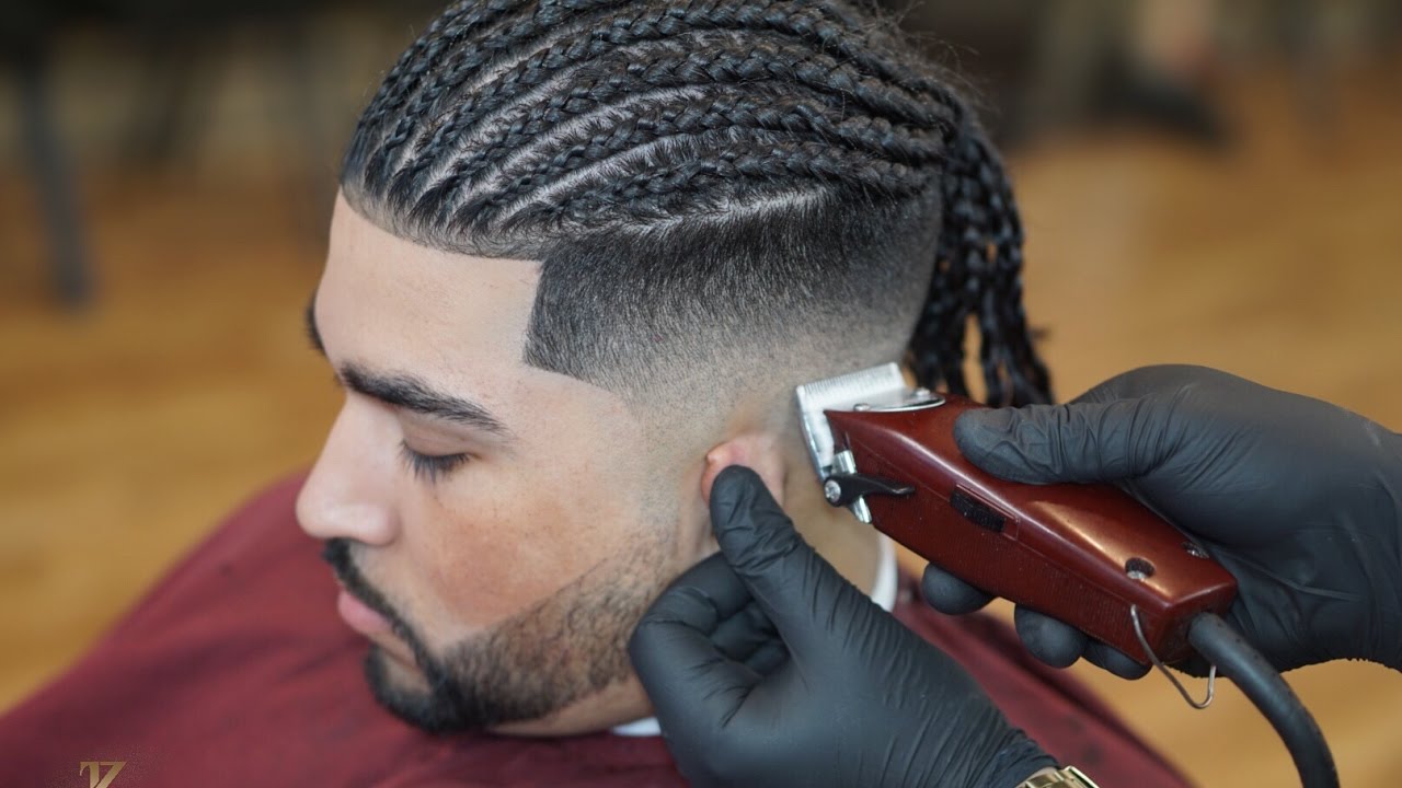 Braided Haircut Tutorial | With Oster fast feed | Beard line