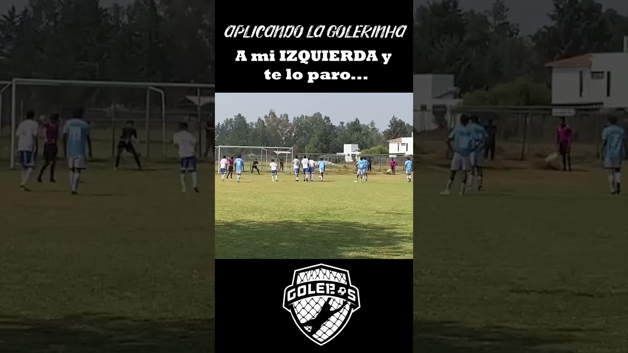 A mi Izquierda y te LO PARO - PENAL ATAJADO GOLEROS - LA GOLERINHA #retoshorts30 #shorts