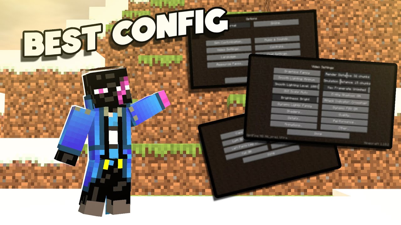La MEJOR CONFIGURACI&Oacute;N para MINECRAFT PVP 1.20☕