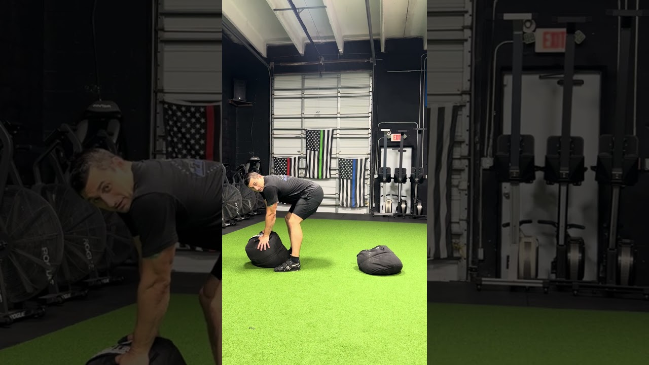 Heavy Sandbag Lifting Technique