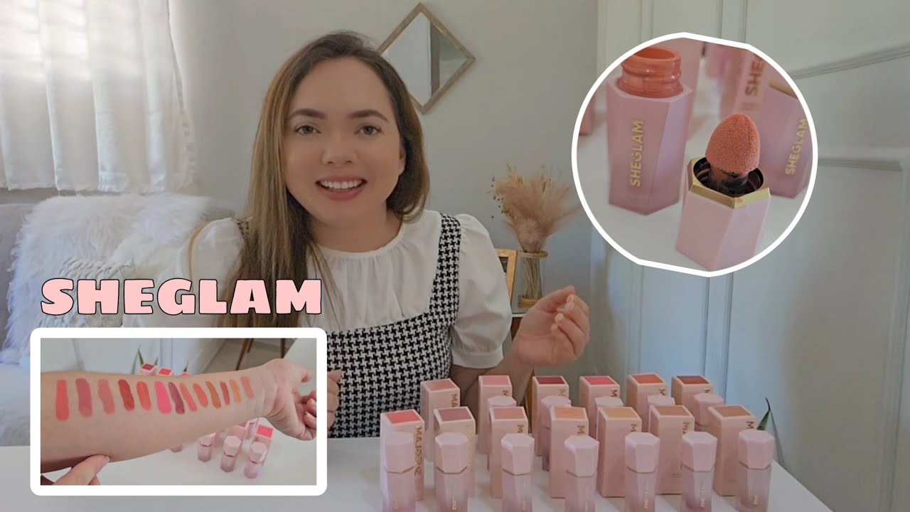 RECEBI TODA A COLEÇÃO SHEGLAM Liquid Blush New Shades |