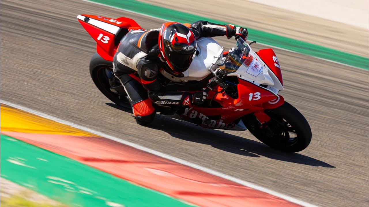 Yamaha R6 onboard - 1 lap around Motorland Arag&oacute;n best lap 2.09.40