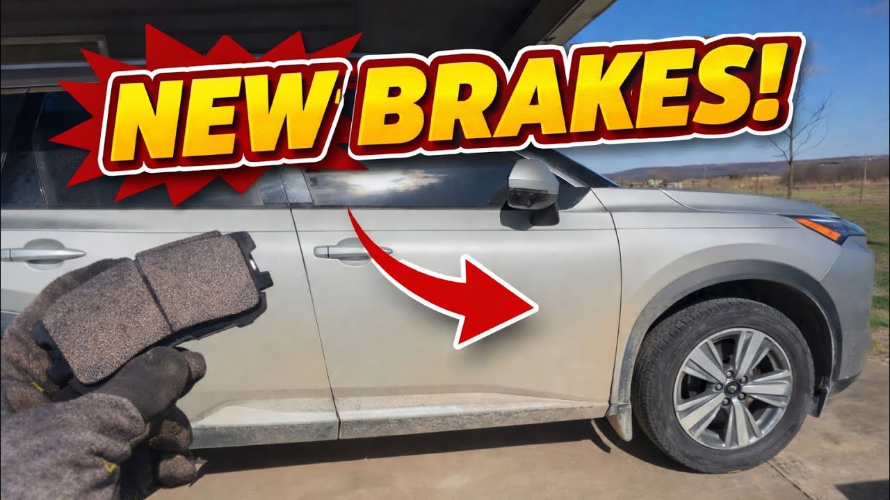 Changing the brakes on a 2021 Nissan rouge!! Ft (the 77 Chevy “Ole Blue”