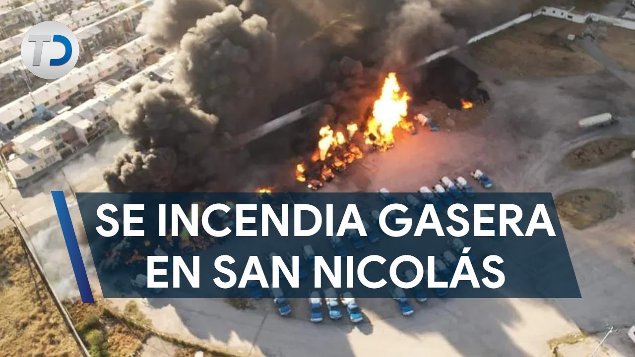 Se incendia gasera en San Nicolás tras explosión; desalojan a mil 800 personas