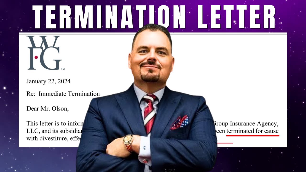 Письмо Эрика Олсона об увольнении из WFG. Почему его уволили?!