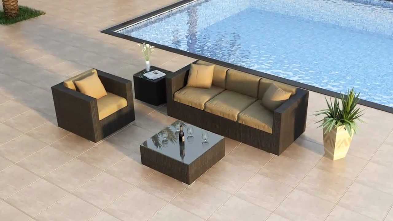 3 Piece Urbana Outdoor Sofa Set by Harmonia Living