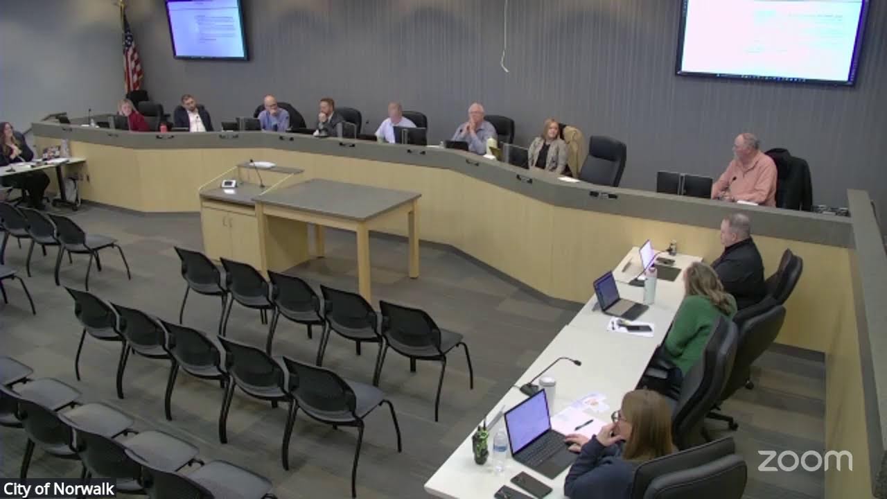 January 15, 2026 Norwalk City Council Meeting
