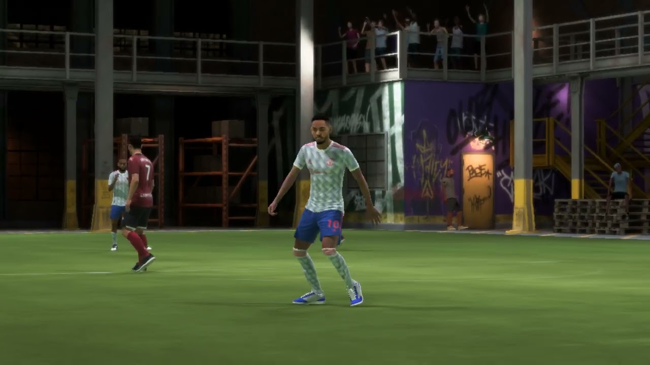 Fifa 22 Valencia vs Man United 4v4 volta football gameplay