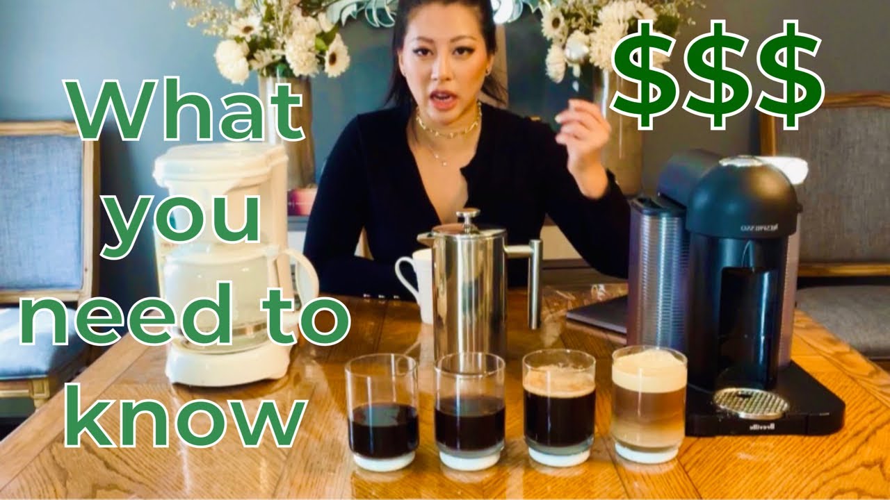 Nespresso / French press/ Drip coffee cost vs ease breakdown