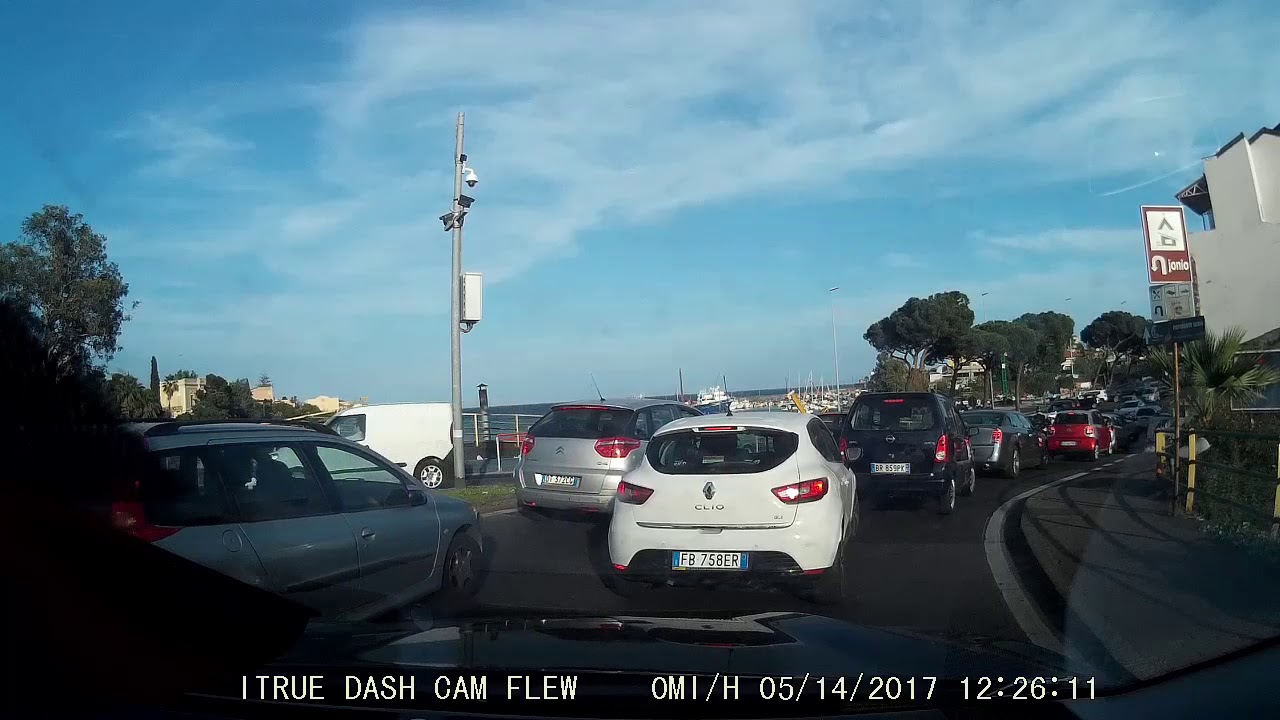 Driving to Dinner at Il Gambaro Pazzo, Acireale, Sicily