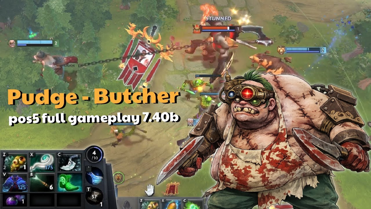 [FULLMATCH] Pudge Pos5 đi lane khéo | Good lanning, good game with Pudge Pos 5