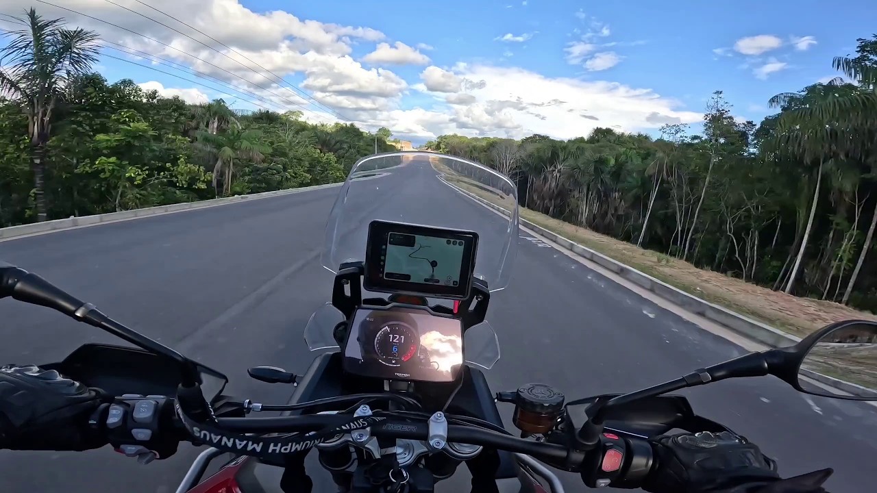 Tiger 900 GT Pro - ida à Rio Preto da Eva - COM GARUPA