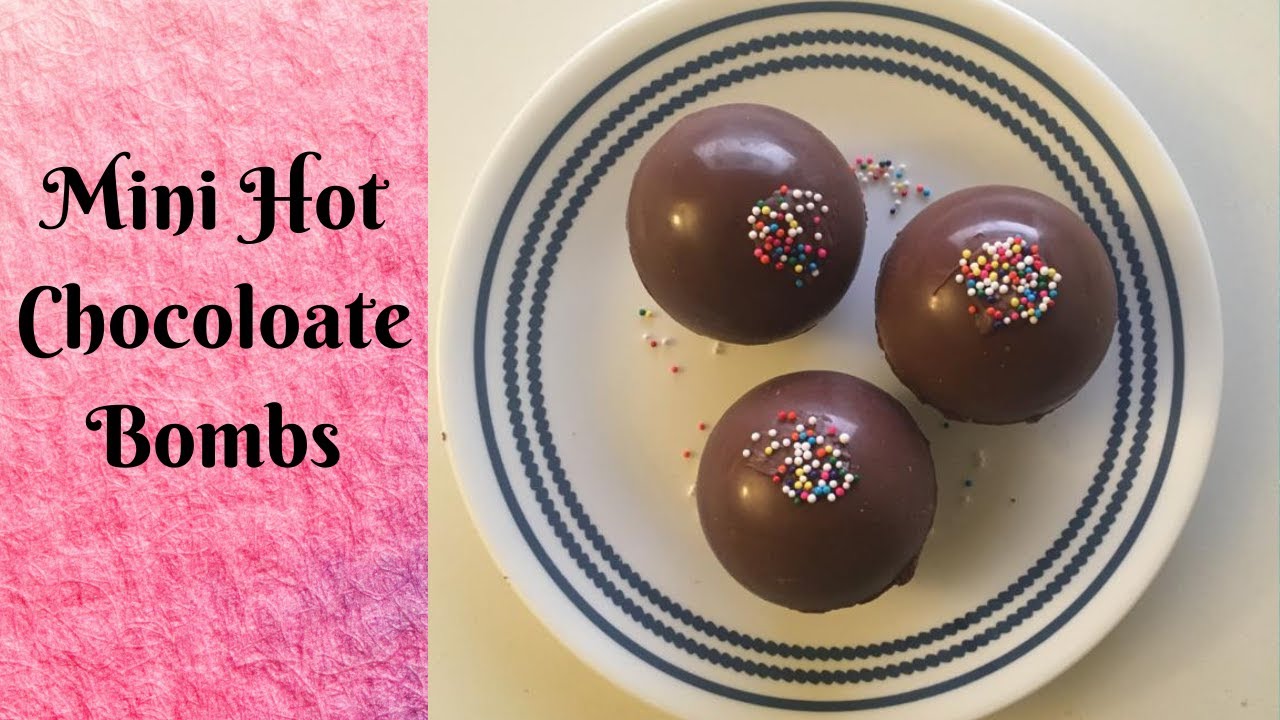 Mini Hot Chocolate Bombs| How to make hot chocolate bombs