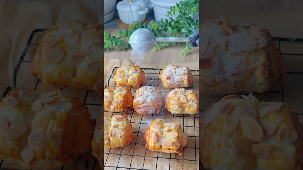 Almond Pastry with homemade Almond paste 