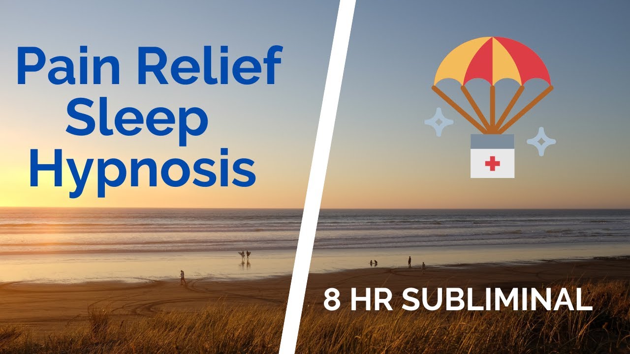 Eliminate Pain in Your Sleep | 8 Hr Subliminal Hypnosis for Natural Relief / Ocean Sounds