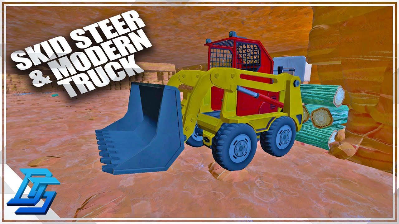 SKID STEER AND MODERN TRUCK BUILT, MINING UPGRADED TO MAX! - ECO Gameplay  - Part 14(2021)