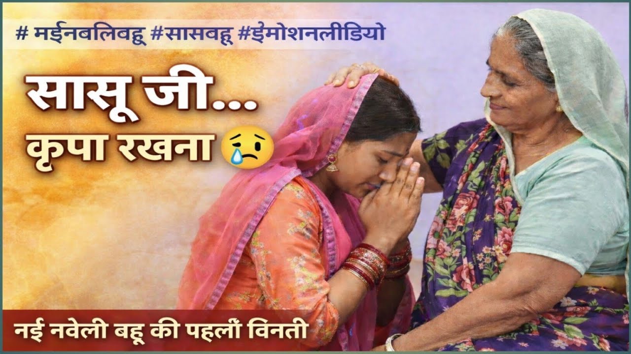 सासू जी कृपा रखना मैं बेटी पराई हूँ 😢 | नई नवेली बहू की पहली विनती | Vidai Geet | Shaadi Vivah Song