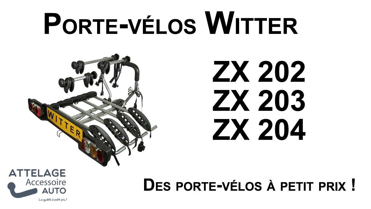 Installation des portes-v&eacute;lo Witter ZX202, ZX203 et ZX204