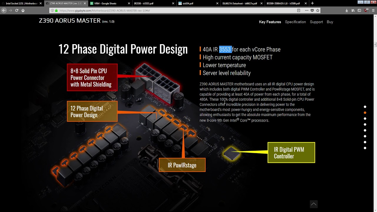 Buildzoid rambles about Gigabyte's Z390 lineup // These are prepared