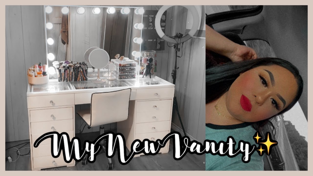 I GOT MY DREAM VANITY + SET UP💕