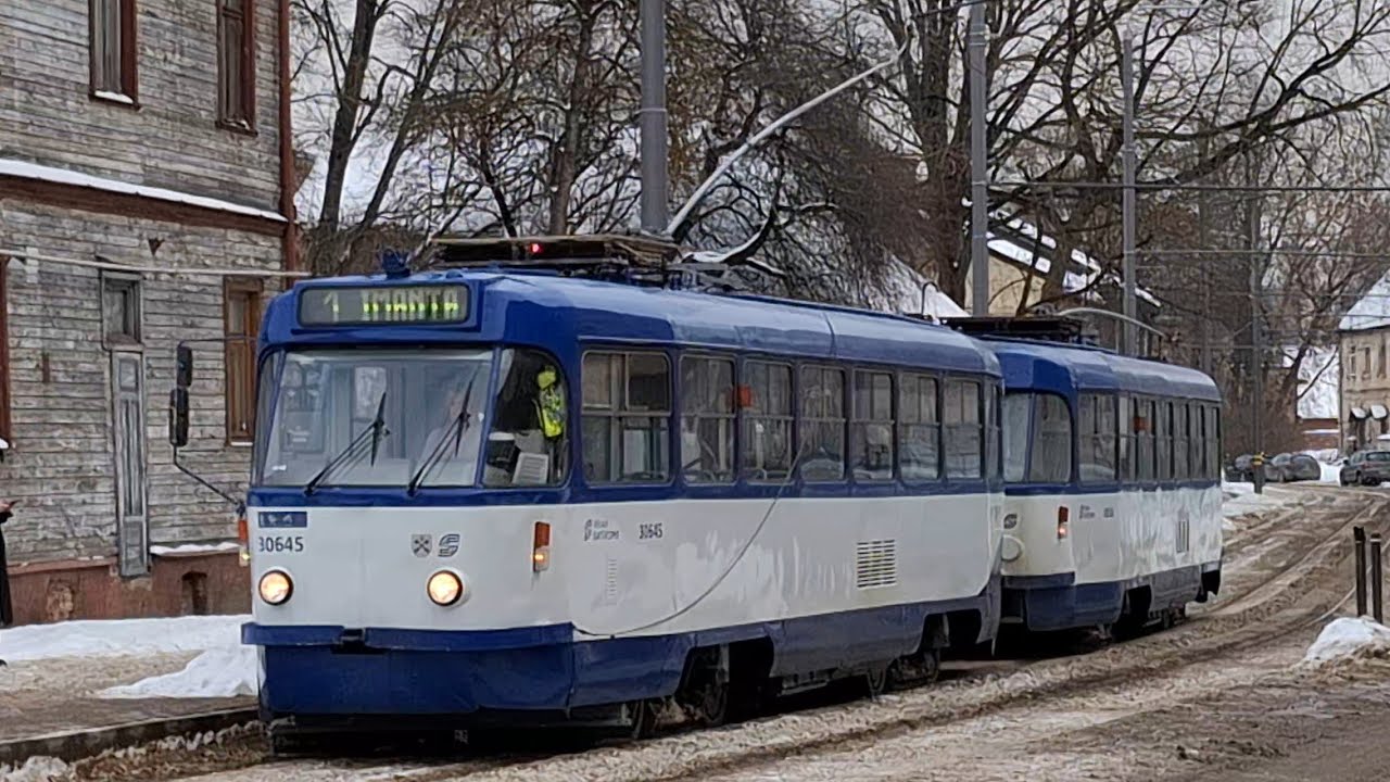 Tatra T3A- 30645 + 30656 Daugavpils iela
