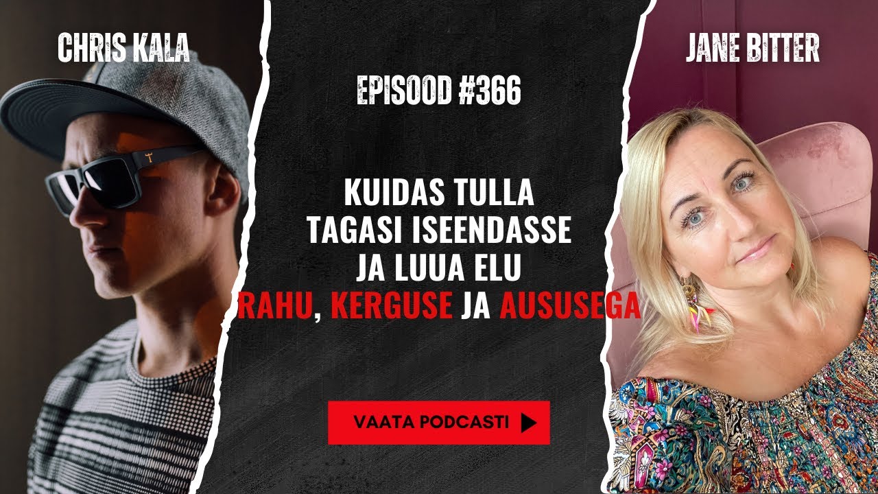 #366 Jane Bitter – Kuidas tulla tagasi iseendasse ja luua elu rahu, kerguse ja aususega