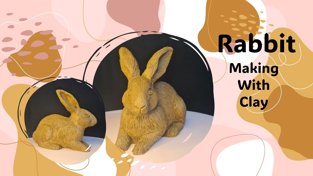How to make rabbit with clay | clay modelling rabbit | clay sculpture rabbit | easy clay art ideas