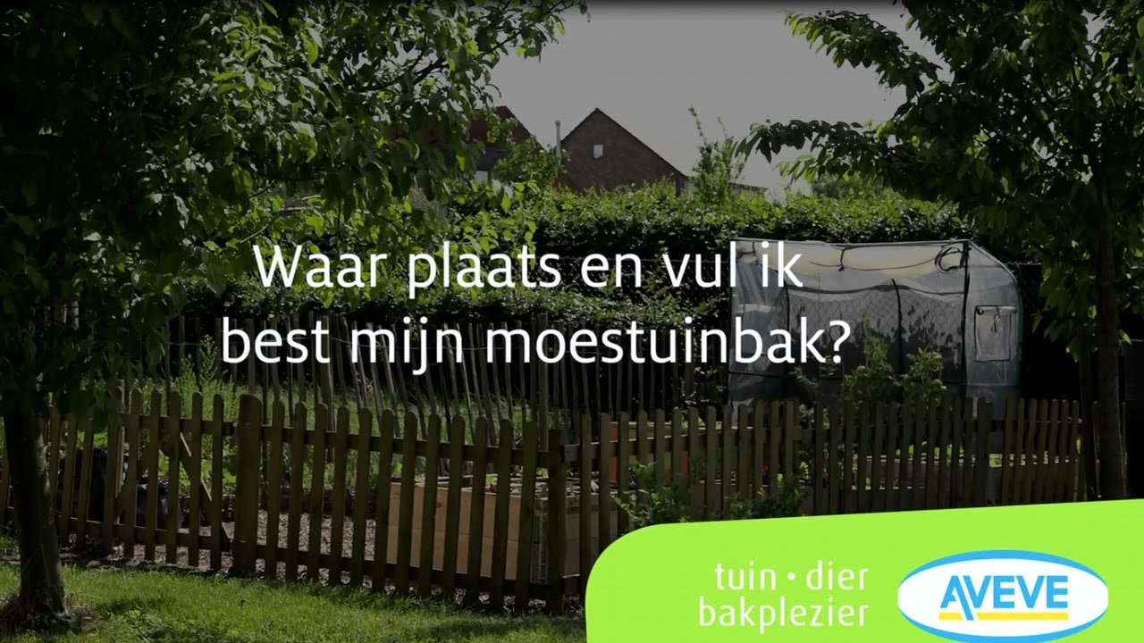 Moestuinbak vullen AVEVE