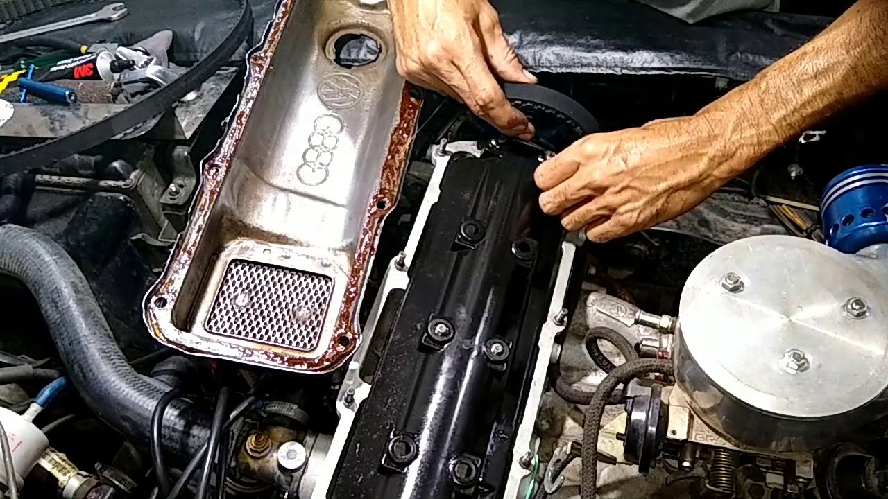 como colar tampa de válvula motor ap
