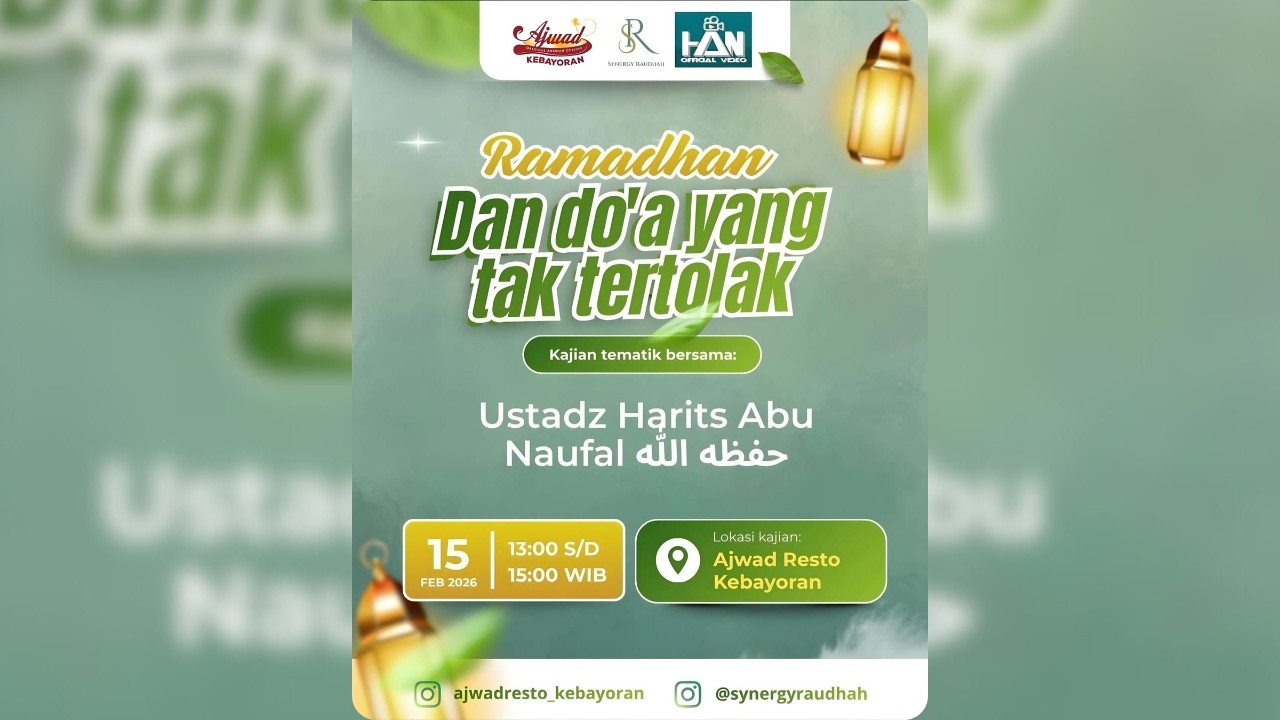 Ustadz Haris abu Naufal Hafidzahullah - Ramadhan & Doa Yang Tak Akan Tertolak