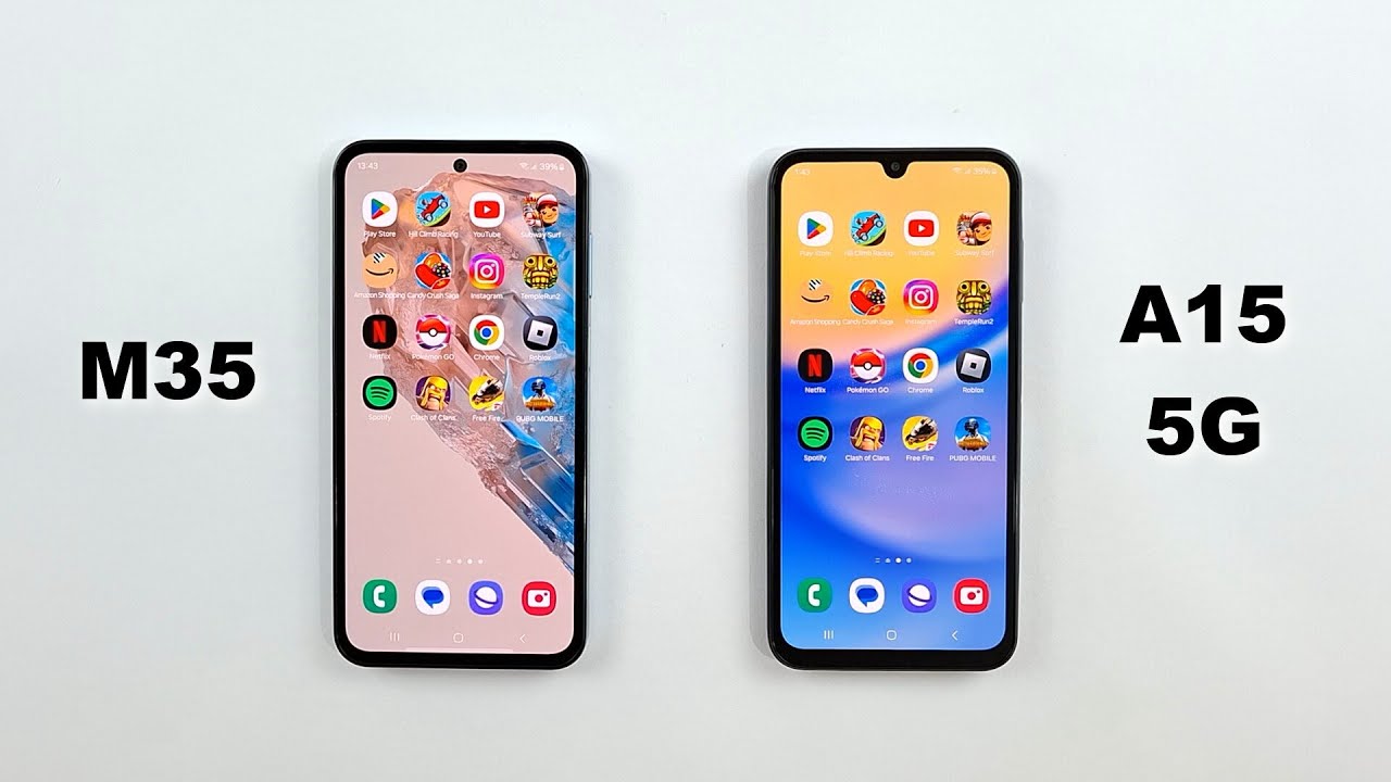 Samsung Galaxy M35 Vs Samsung Galaxy A15 5G - SPEED TEST
