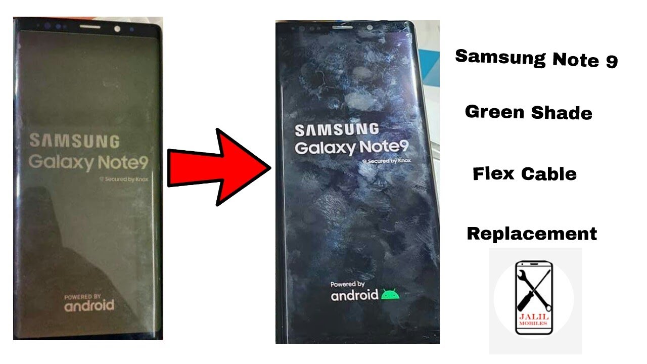 Lines/Green Screen On Samsung Note 9 Flex Cable Replacement | Jalil Mobiles |