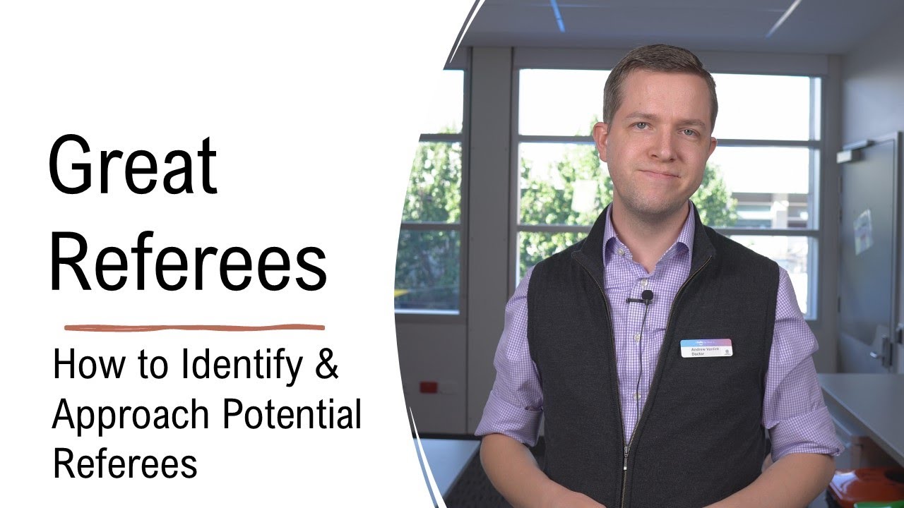 Finding Great Referees in Medicine