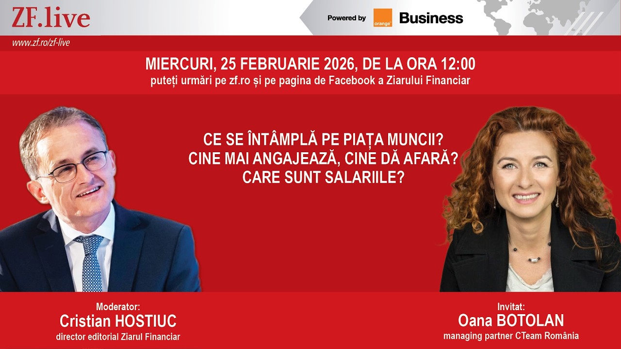 ZF LIVE - 25.02.2026 - Oana BOTOLAN, managing partner, CTeam România