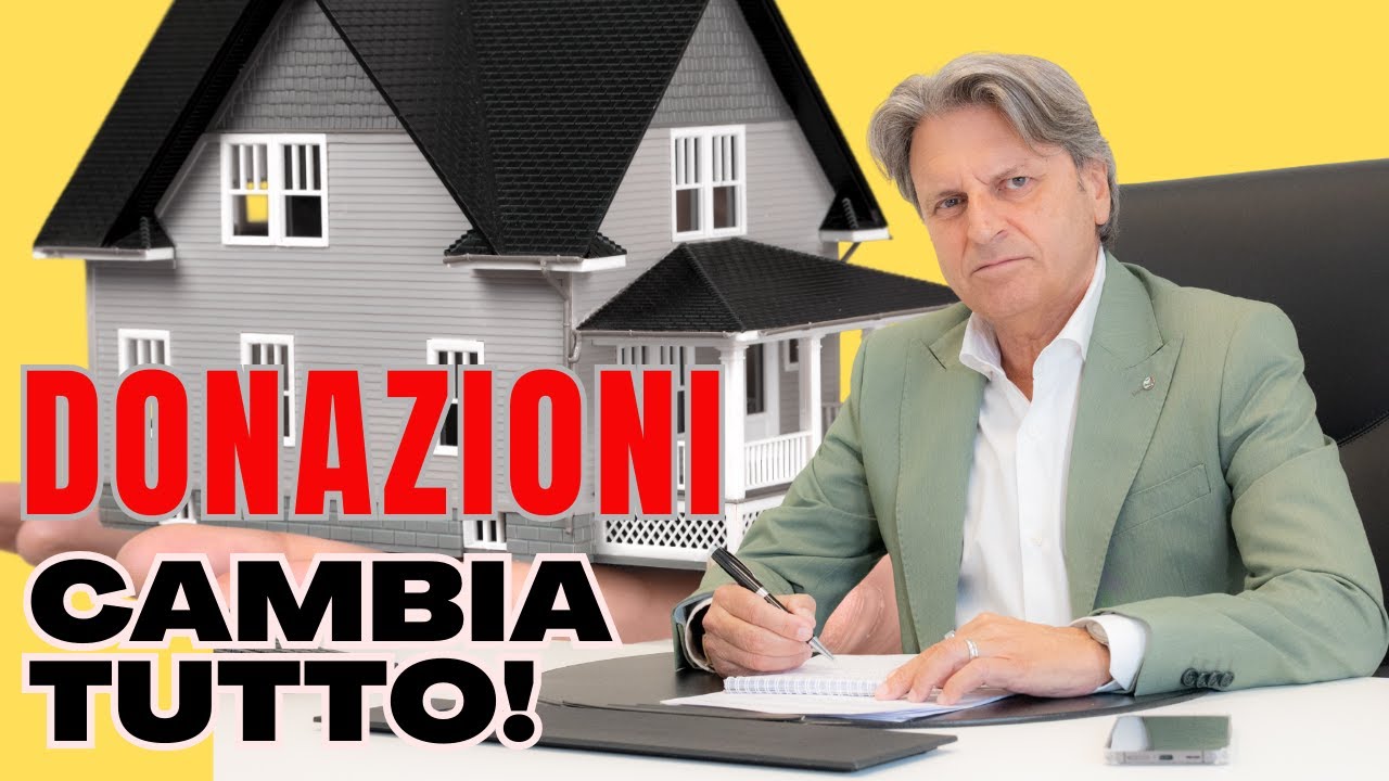 DONAZIONI: la nuova riforma cambia tutto!